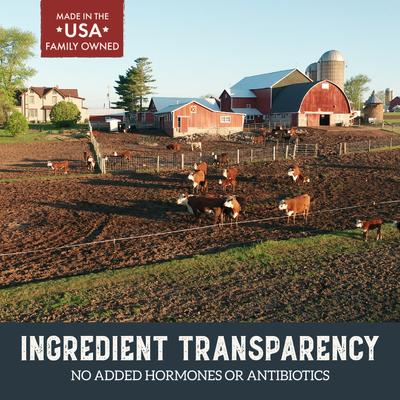 Premios para perros sin cereales de cecina de bisonte y pescado, bolsa de 14 oz