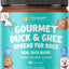 Duck & Ghee Meat Spread Dog Food Topper, 12-oz jar