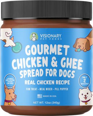 Duck & Ghee Meat Spread Dog Food Topper, 12-oz jar