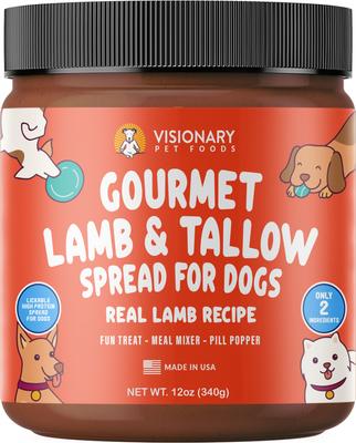 Lamb & Tallow Meat Spread Dog Food Topper, 12-oz jar