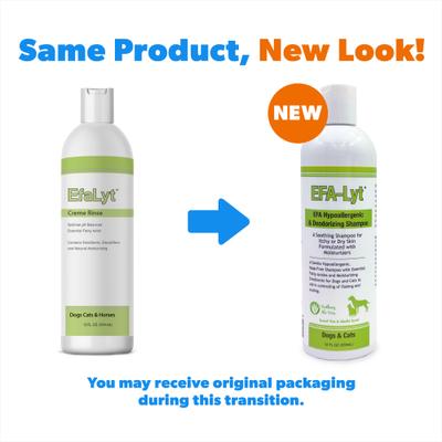 EFA-Lyt Hypoallergenic & Deodorizing Shampoo with EFA’s for Dogs & Cats, 12-fl oz bottle