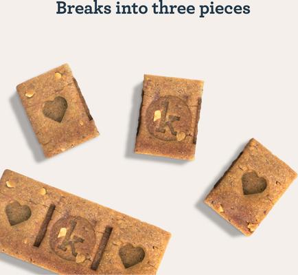 Bliss Bar Peanut Butter Flavored Soft Bite Calming Broad Spectrum Hemp Extract Health Supplement for Dogs, 6 count