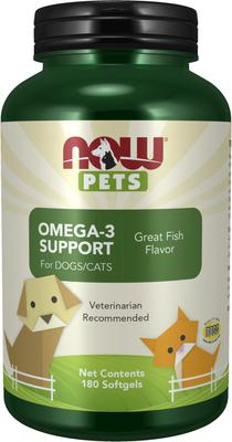 Omega-3 Support Dog & Cat Supplement, 180 count