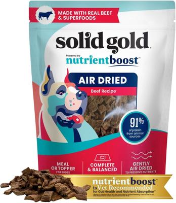 Complete & Balanced Chicken Recipe Air Dried Dog Food Topper, 2-lb pouch