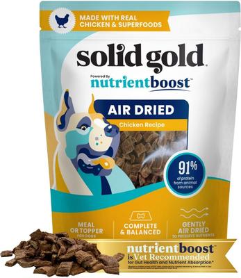 Complete & Balanced Chicken Recipe Air Dried Dog Food Topper, 2-lb pouch