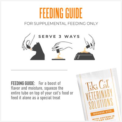 Mousse Stix Chicken Lickable Cat Treats, 0.28-oz pouch, case of 20