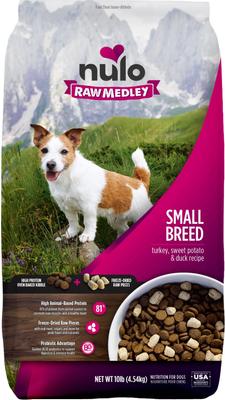 Raw Medley Turkey, Sweet Potato & Duck Small Breed Adult Dry Dog Food, 10-lb bag