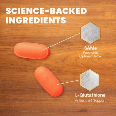 VETRI SAMe 225 S-Adenosyl-Methionine Liver Detox Supplement Tablets Liver Supplement for Medium & Large Breed Dogs, 30 count