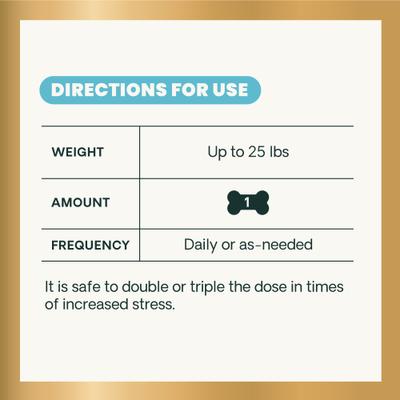 Composure Chicken Liver Flavored Soft Chews Calming & Anxiety Supplement for Small Dogs, 30 count