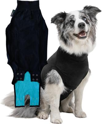 Traje de recuperación para perros, camuflaje rosa, talla mediana