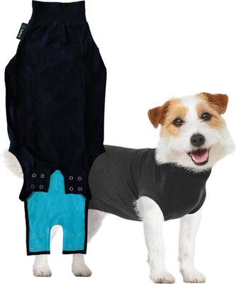 Traje de recuperación para perros, camuflaje rosa, talla mediana