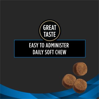 Suplemento masticable suave para el cuidado de la piel de perros, 60 unidades