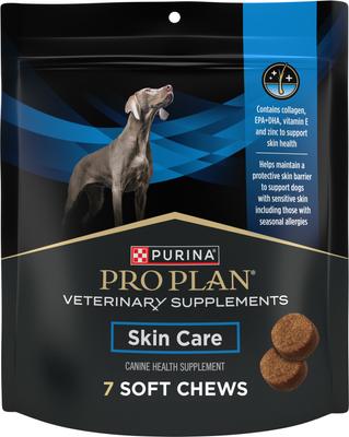 Skin Care Soft Chew Supplement for Dogs, 60 count
