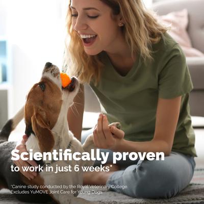 YuMOVE Mobility Hip & Joint Care - Suplemento con sabor a nogal para perros (150 unidades)