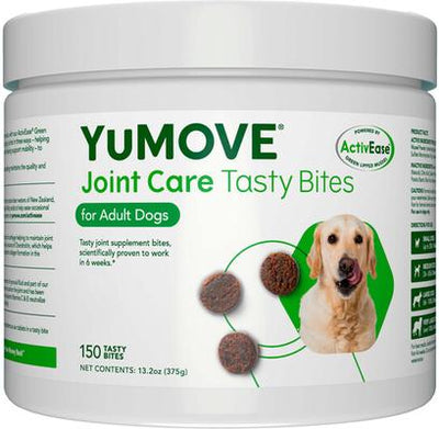 YuMOVE Mobility Hip & Joint Care - Suplemento con sabor a nogal para perros (150 unidades)