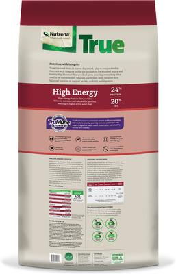True High Energy 24/20 Dry Dog Food, 50-lb bag