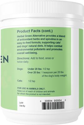 Herbal Green Alternative Dog & Cat Supplement, 12-oz