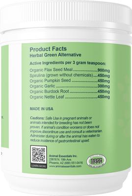 Herbal Green Alternative Dog & Cat Supplement, 12-oz