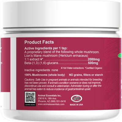 Focus Lions Mane Cat & Dog Vitamin Supplement, 50-gm jar