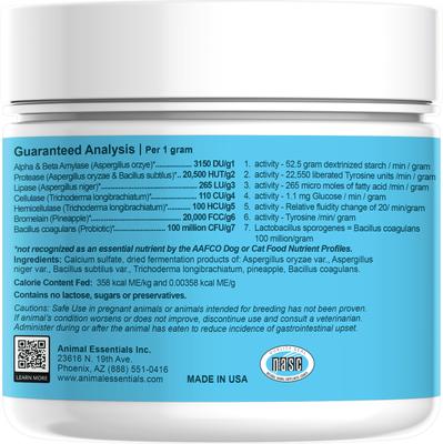 Plant Enzyme & Probiotics Dog & Cat Supplement, 10.6-oz bottle