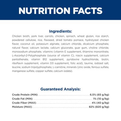 Adult Perfect Weight Management Vegetables & Chicken Stew Wet Cat Food, 2.8-oz pouch, case of 24