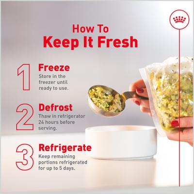 Alimento para perros mayores Fresh Health Nutrition, bolsa de 8.8 oz, paquete de 7