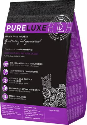 Small Breed Grain-Free Turkey, Split Peas & Salmon Dry Dog Food, 11-lb bag