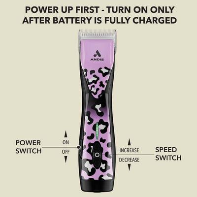 Pulse ZR II 5-Speed Detachable Blade with Removable Lithium Ion Battery Dog Cordless Clipper Kit, Wild