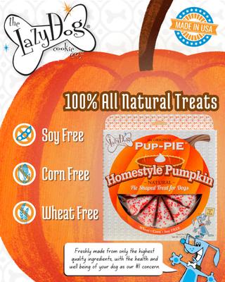 The Original Pup-PIE HomeStyle Pumpkin Dog Treat