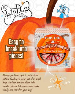 The Original Pup-PIE HomeStyle Pumpkin Dog Treat