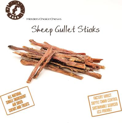 Herders Choice Natural Lamb Gullet Air-Dried Dog Chews, 3.5-oz bag