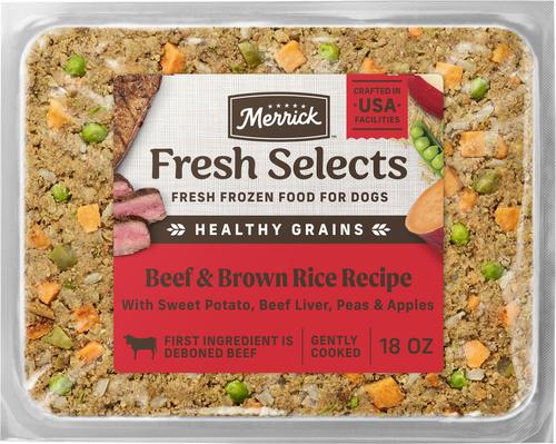 Fresh Selects Frozen Chicken & Brown Rice Dog Food, 378-oz bundle