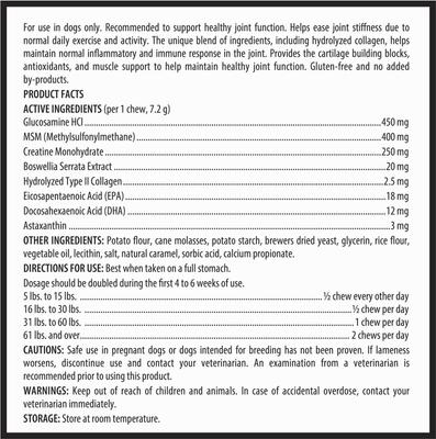 TRP-Tri-COX Joint Support Dog Supplement, 120 count
