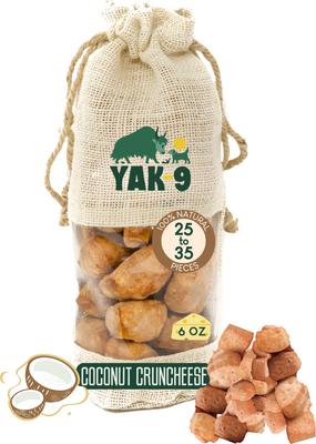 CrunCheese Natural Coconut Flavored Crunchy Dog Treats, 0.37-lb bag