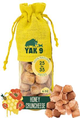 CrunCheese - Galletas crujientes para perros con sabor a miel natural (bolsa de 0,37 lb)