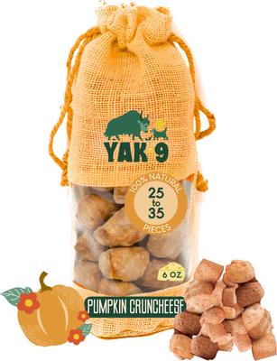 CrunCheese - Galletas crujientes para perros con sabor a calabaza natural (bolsa de 0,37 lb)