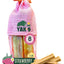 Golosinas masticables para perros Strawberry Yak, extra pequeñas, 8 unidades