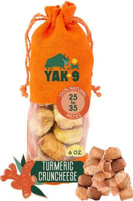 CrunCheese Natural Turmeric Flavored Crunchy Dog Treats, 0.37-lb bag