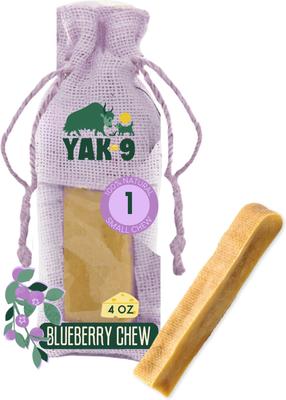 Blueberry Yak Chew Dog Treat, Small, 4 count
