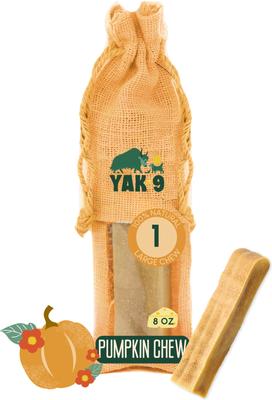 Pumpkin Yak Chew Dog Treat, Large, 1 count