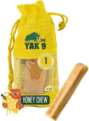 Honey Yak Chew Dog Treats, 4 count, Small