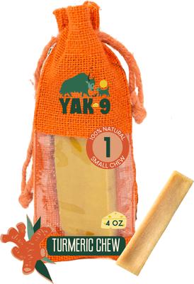Turmeric Yak Chew Dog Treats, 4 count, Small