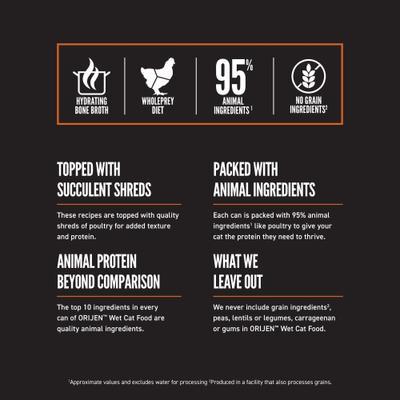 Original Chunks & Shreds Variety Pack Salmon & Chicken Entrees Wet Cat Food, 3-oz can, case of 12