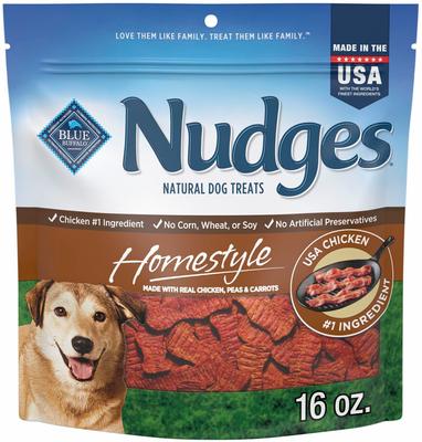 Nudges Homestyle Real Chicken Dog Treats, 16-oz bag