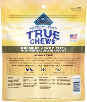 True Chews Premium Jerky Cuts Natural Chicken & Duck Dog Treats, 22-oz bag