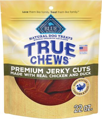 True Chews Premium Jerky Cuts Natural Chicken & Duck Dog Treats, 22-oz bag