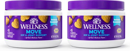 Move Hip & Joint Chicken Flavor Chew Supplements for Dogs, 45 count
