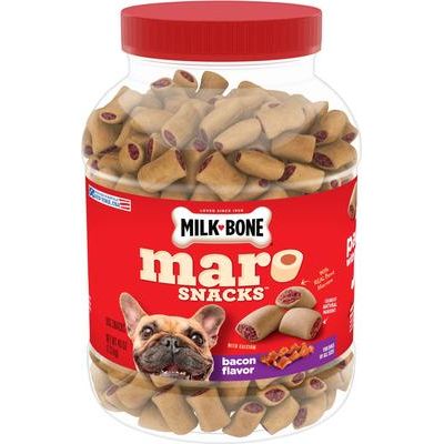 Premios de médula ósea real para perros MaroSnacks, caja de 10 oz