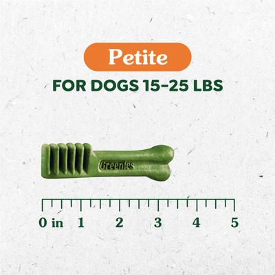 Weight Management Petite Natural Dental Dog Treats, 45 count