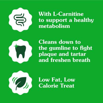 Weight Management Regular Natural Dental Dog Treats, 27 count